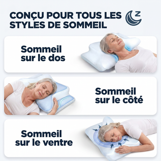Nuqua Oreiller de Soutien Nuit